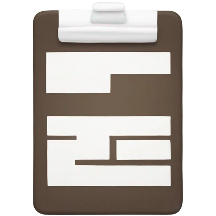 Create a minimal checklist emoji with YES/NO boxes. Use a minimalist style that emphasizes simplicity. emoji