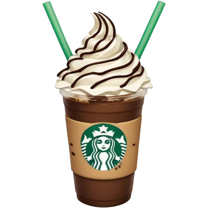 Starbucks frappe  emoji