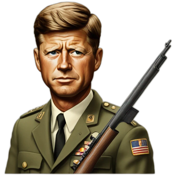 sniper to John F. Kennedy emoji