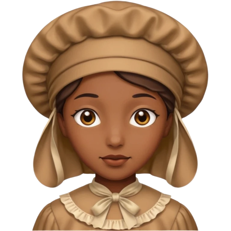 Silk Bonnet emoji brown skin emoji