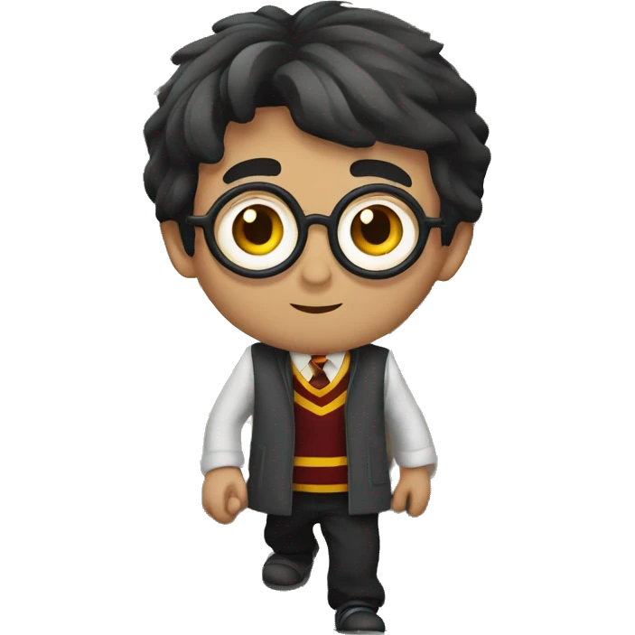 harry potter making a step downstairs emoji
