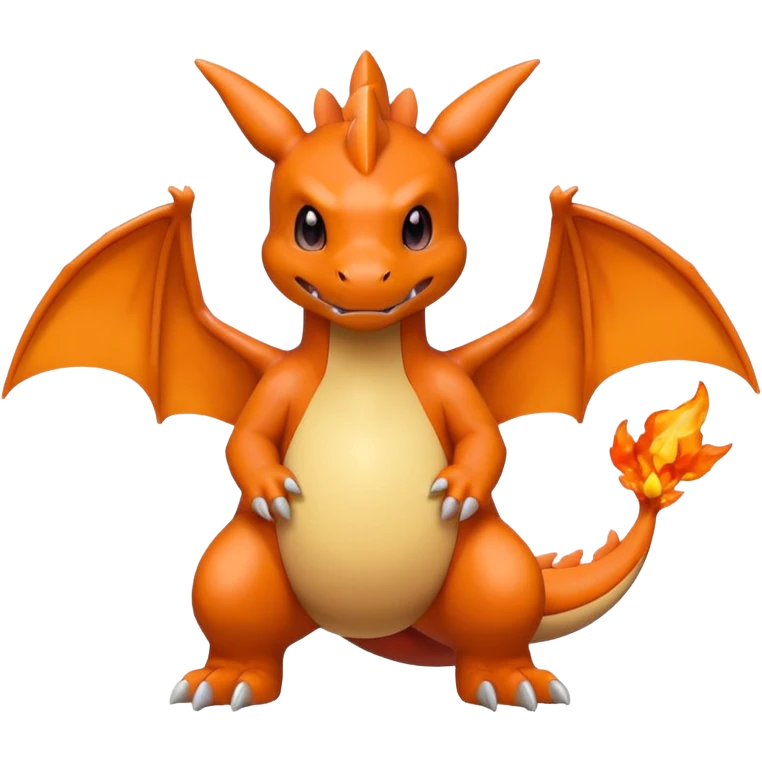 cute minimalisttic charizard pokemon emoji