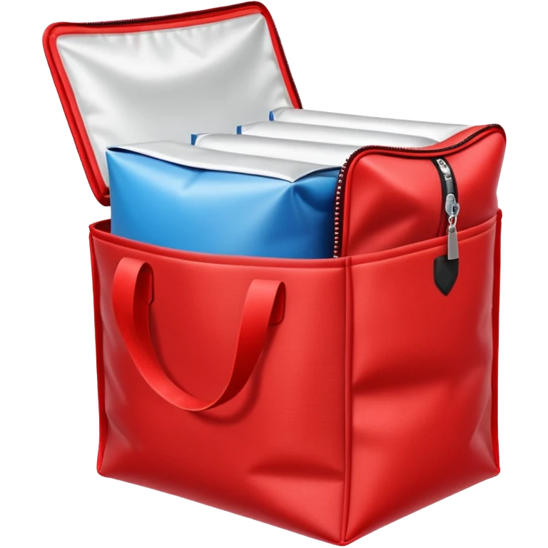 Red Thermal Delivery Bags emoji