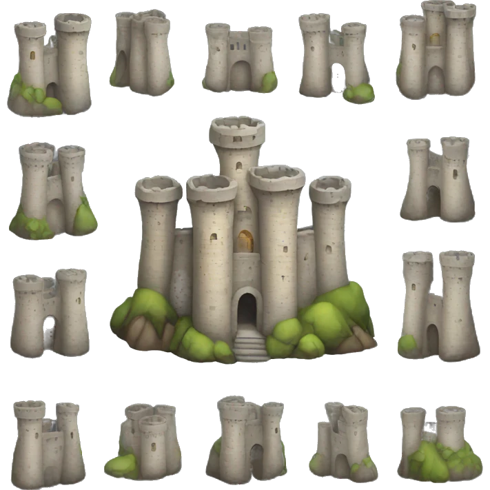 Stone castle  emoji