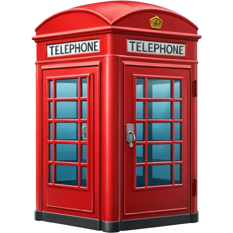 cabina telefonica roja emoji