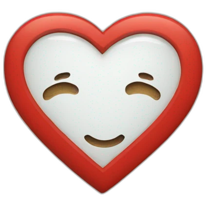 Cœur avec un c dedans emoji