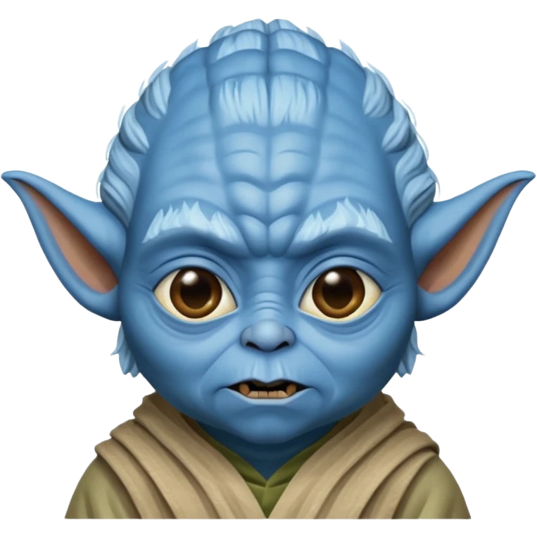 yoda but with blue skin emoji