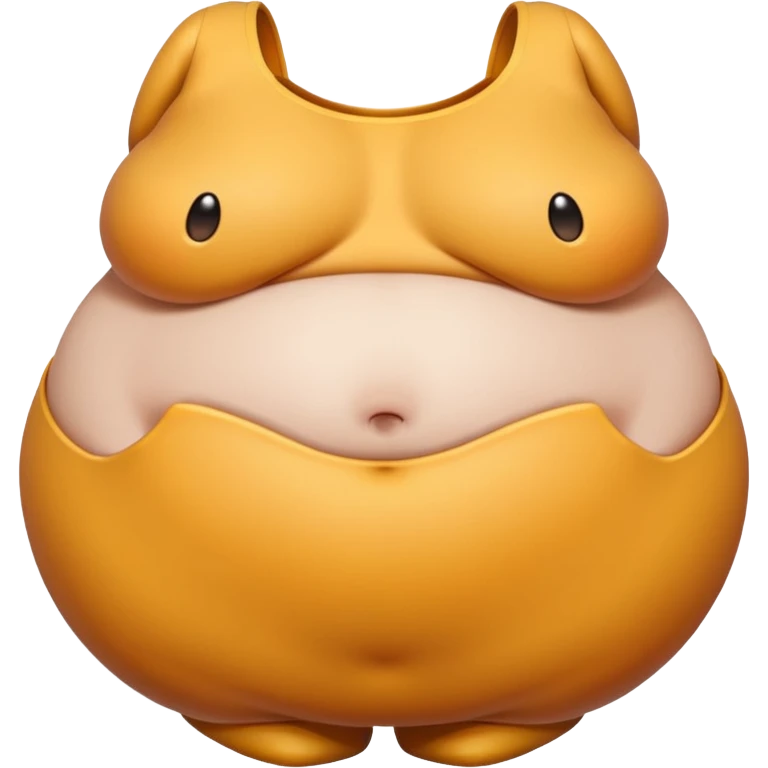 big rotund belly emoji