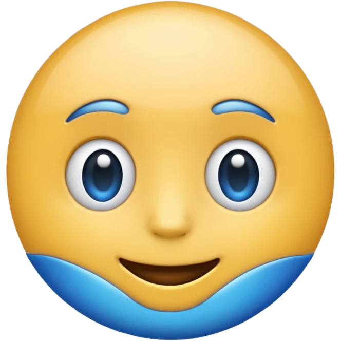 Blue emoji  emoji
