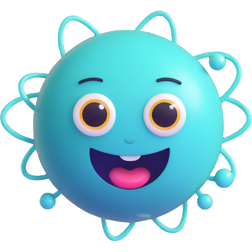 Uranus planet emoji with a quirky, surprised face, blue-green hues, dynamic rings, and electric sparks, embodying unexpected change and unconventional thinking emoji