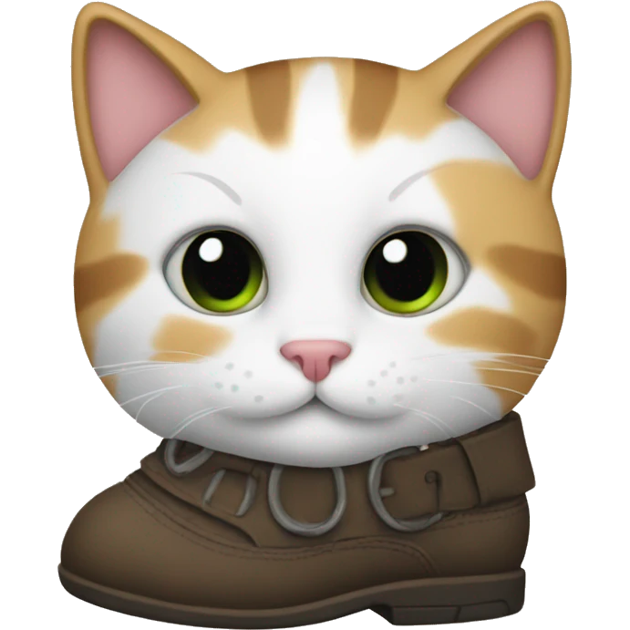 Cat with boots emoji
