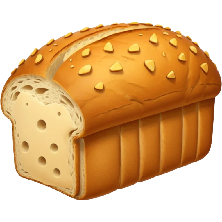 sliced loaf without face  emoji