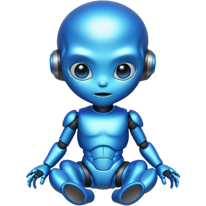 Alien robot baby emoji