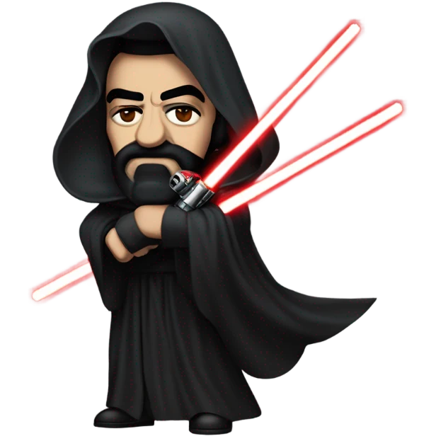 Saddam Hussein as a Sith Lord emoji