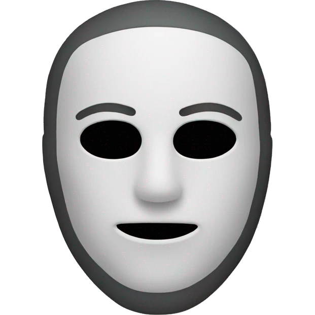 LED face mask emoji