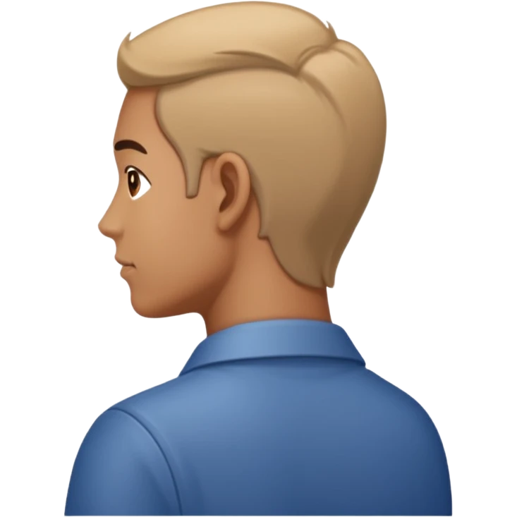 Person looking back emoji