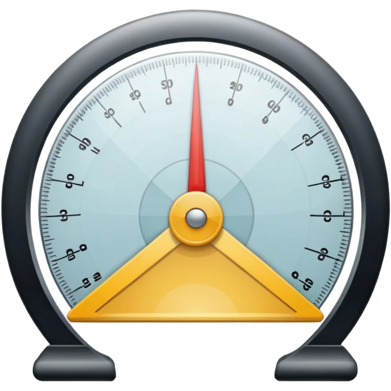 glass protractor emoji