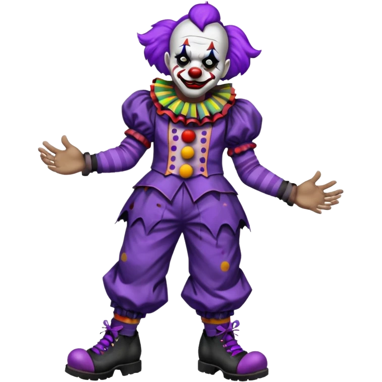 Dark clown outfit  emoji