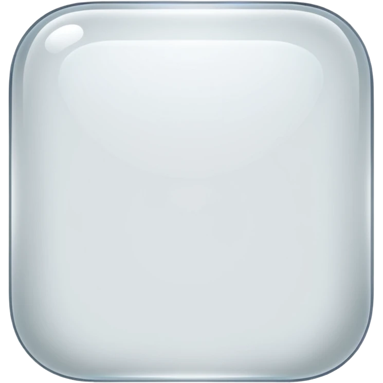 brain White glass texture  emoji