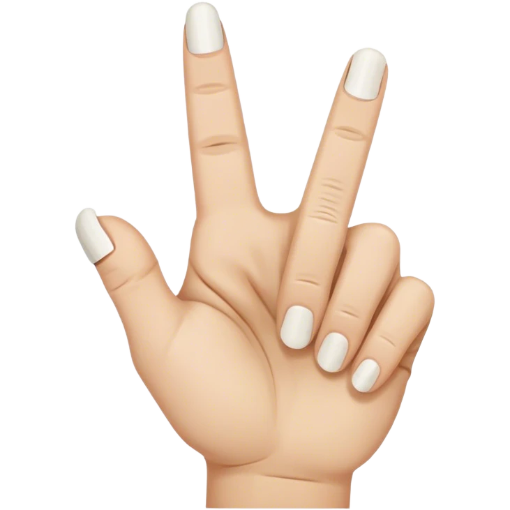 An hand that middle finger was band  emoji