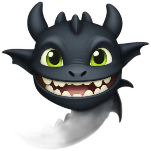 Toothless emoji