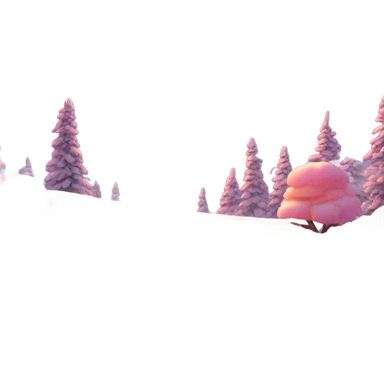 morning sunrise in the snow emoji