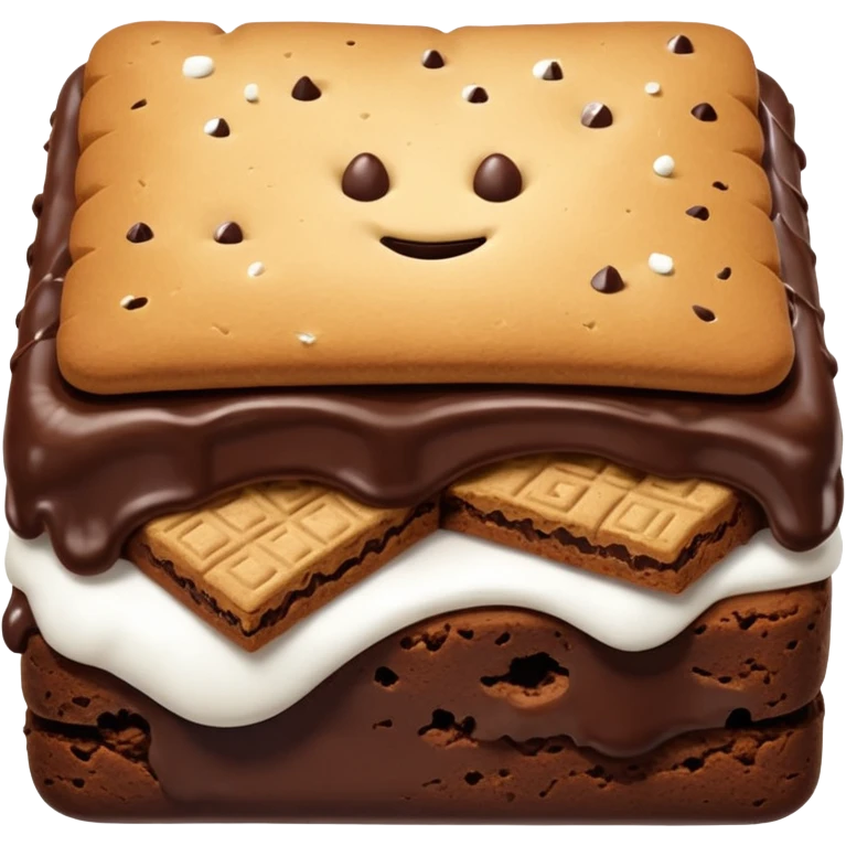 s’more’s brownie   emoji