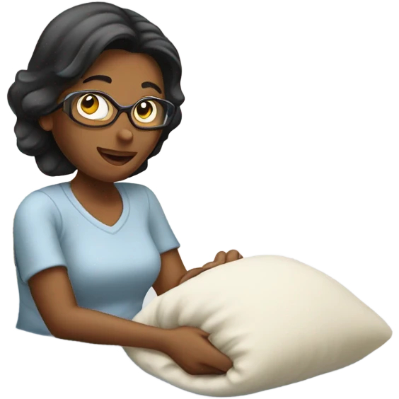 Mum making bed emoji