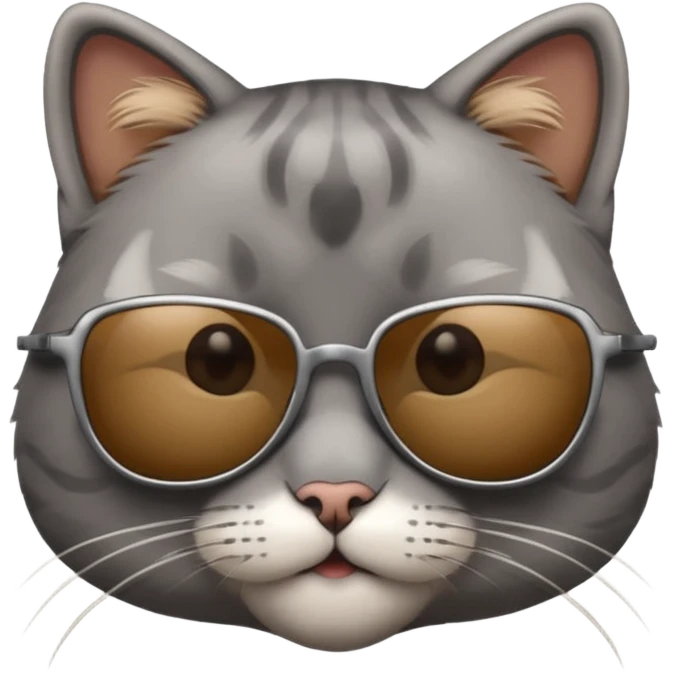 Cat wearing sunglasses emoji