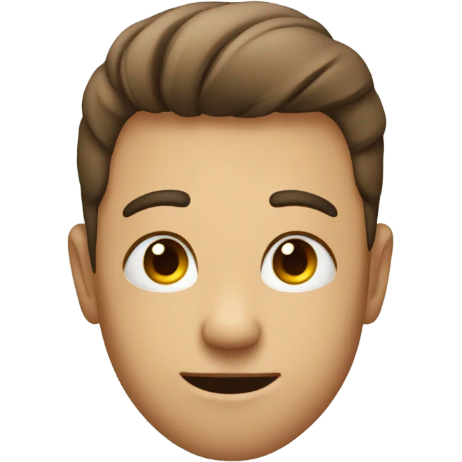 Straight face with hand  emoji