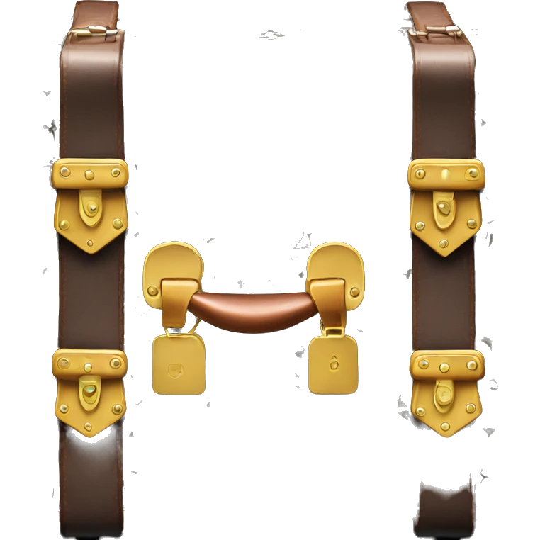 Black Luis Vuitton Trunk emoji