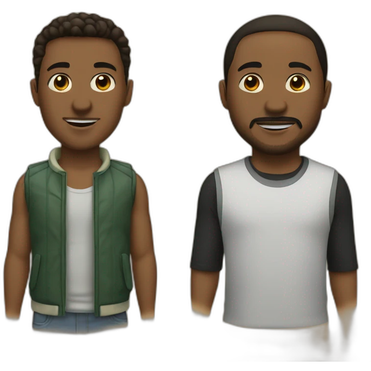 Mertol and Jordan emoji