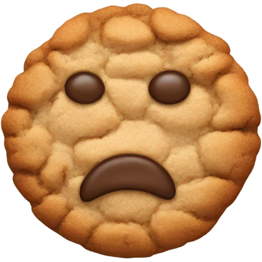 oatmeal cookie emoji