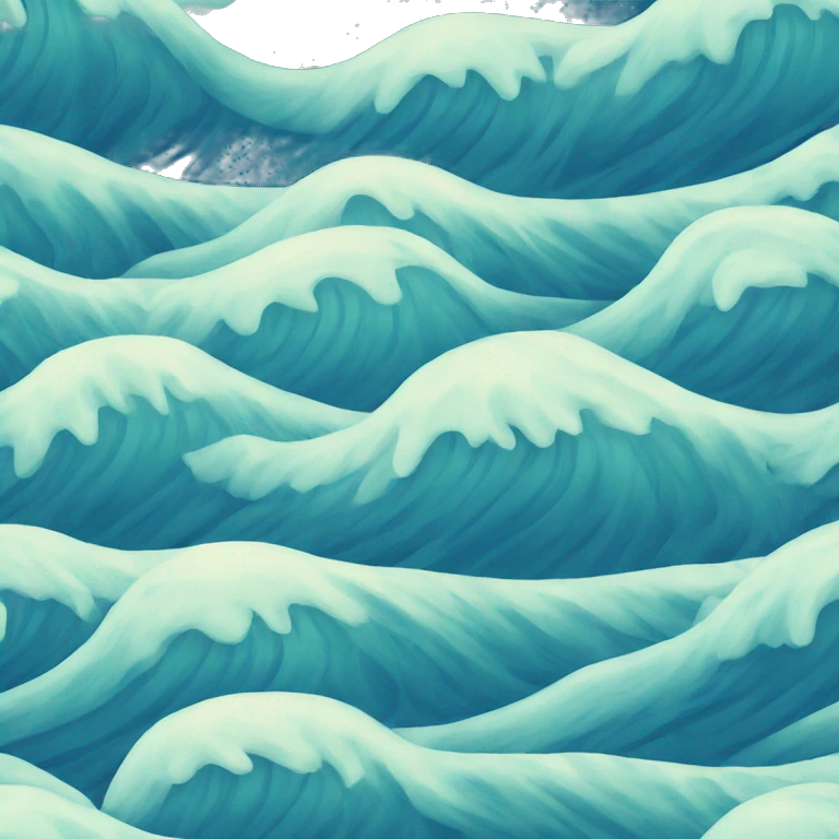 waves in ocean emoji