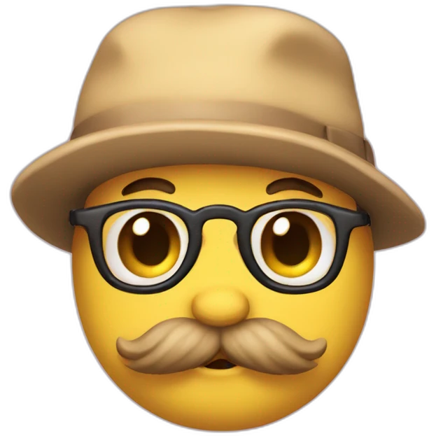 Petit moustachu emoji