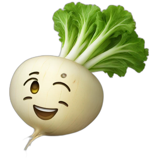turnip smile emoji