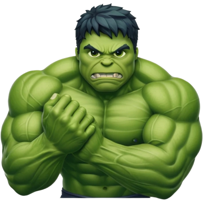 Hulk hands emoji