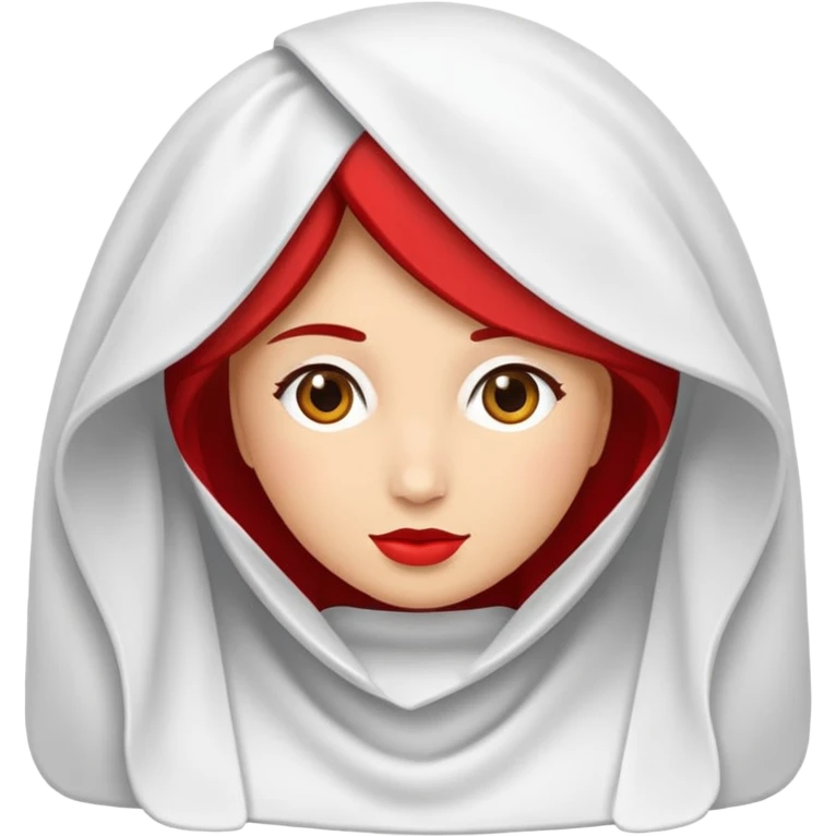 kırmızı küpeli kadın emoji