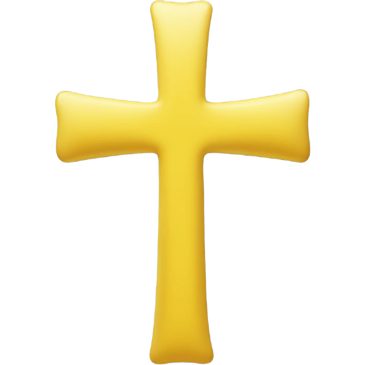 yellow cross emoji