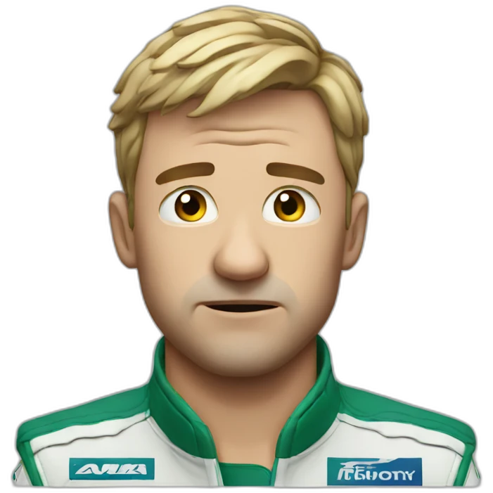 F1 driver crying emoji