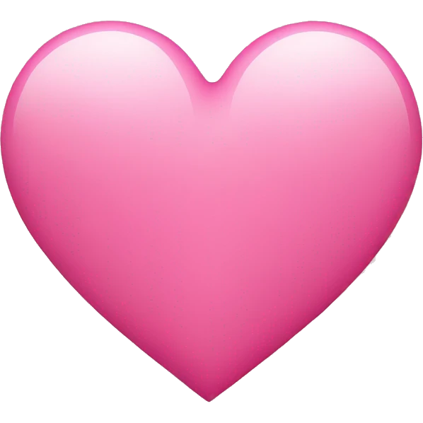 Pink heart emoji