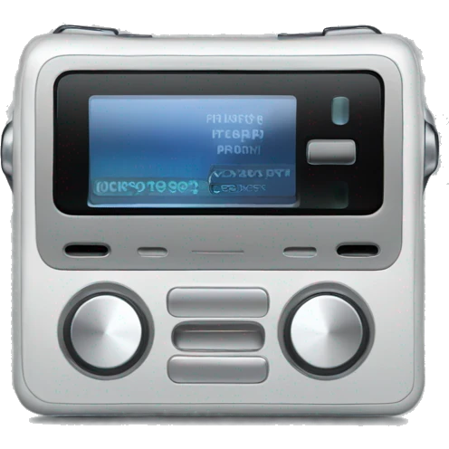 MP3 player for music emoji