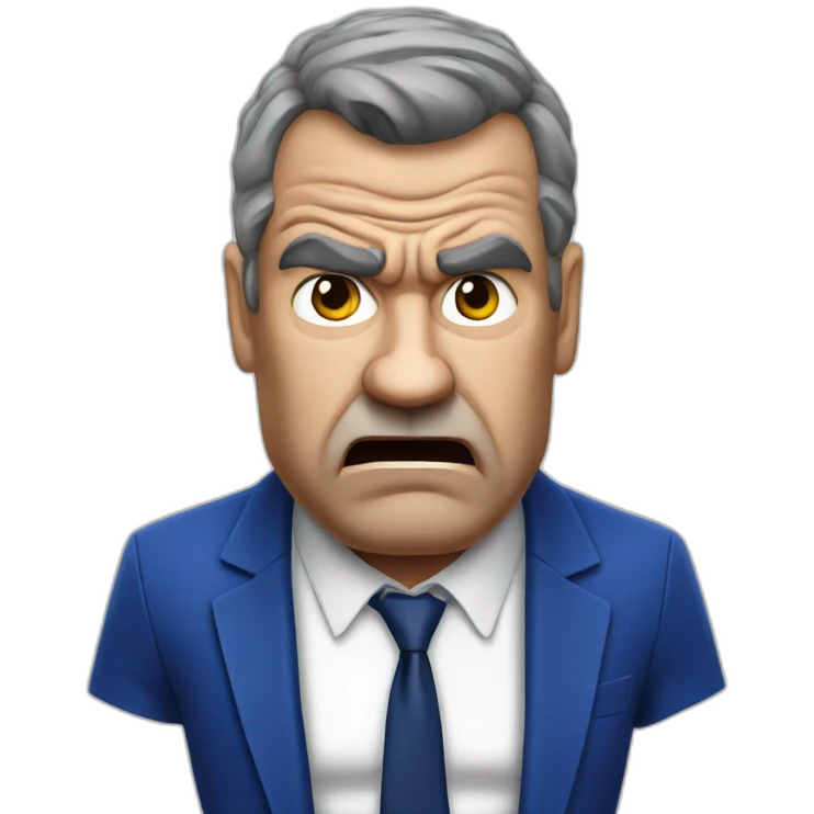 Chelsea FC Manager angry emoji