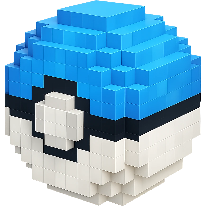 voxel style, no background emoji