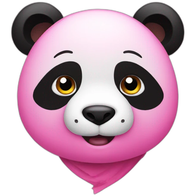 pink panda emoji