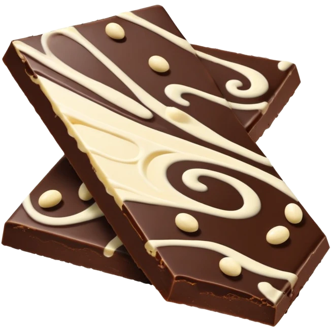 Espresso martini chocolate bark emoji