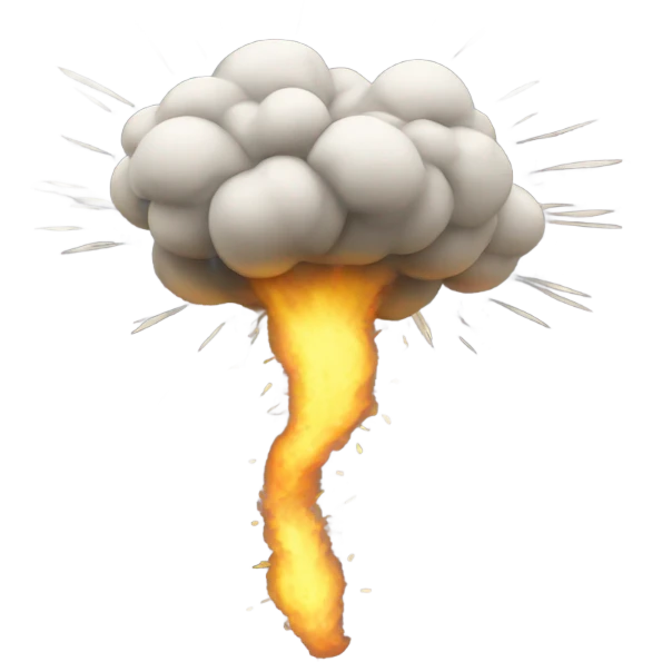fart explosion emoji