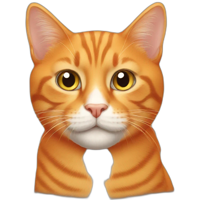 Orange cat  emoji