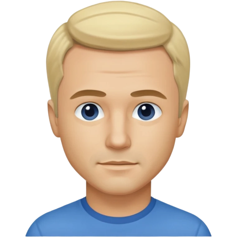 Freddie Prinze Jr, blonde hair, blue shirt emoji