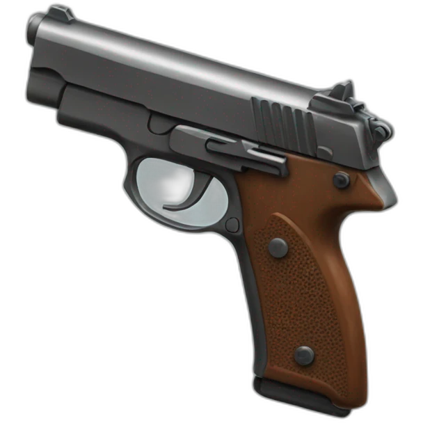modern pistol emoji